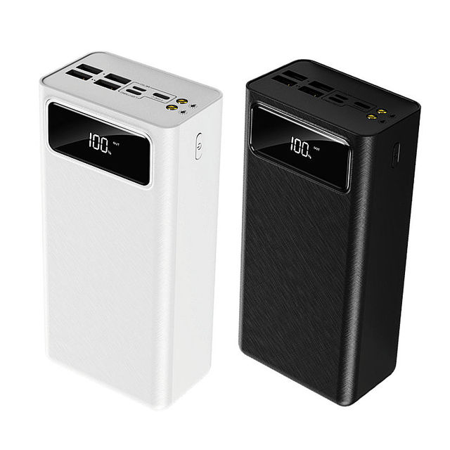 Wholesale Price Super Large Capacity 40000mah 30000mah Power Bank 50000mah Power Bank Four Usb Output Large Capacity Power Bank