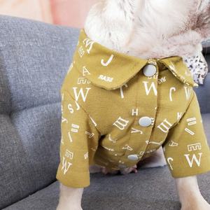Autunno moda Bulldog francese Pet Dog giacca Polo stile con modello animale <span class=keywords><strong>abbigliamento</strong></span> per il tuo amico peloso - Product Image 2