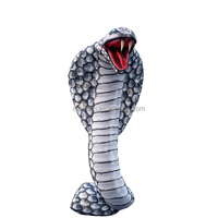 Décoration publicitaire géante et réaliste de cobras pour serpents gonflables