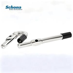 <span class=keywords><strong>Flauta</strong></span> de tubo curvado de cuproníquel plateado de 16 orificios - <span class=keywords><strong>Flauta</strong></span> de doble cabeza para niños - Tono C - Product Image 4