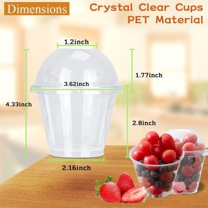 Factory Wholesale Transparent Clear PET Plastic U <b>Cups</b> 250/360/400ml Silk Screen Printing for <b>Cold</b> Drinks Ice Cream Milktea - Product Image 4