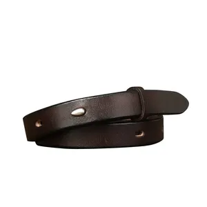 New Simple All-in-one Women's Allergy Belt Leather Head Layer Cowhide Fashion Korean Wave Decorative Belt For Women