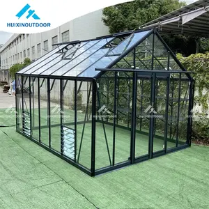 Victorian Commercial Glass Garden Greenhouse Backyard Mini Glasshouse Outdoor Metal Aluminum Frame Green House Used For Sale