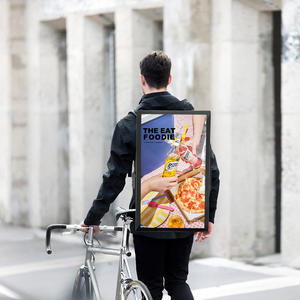 21.5 Inch LCD Advertising Backpack Digital Billboard Human Walking Backpack Billboard Advertising USA warehouse - Product Image 2