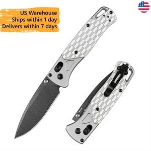 Cuchillo Plegable de Bolsillo para Defensa Personal, Hoja M390, Mango de Aleación de Aluminio, para Supervivencia, Camping y Actividades al Aire Libre, OEM - Product Image 1