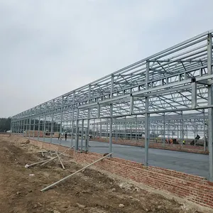 Steel Warehouse Structure Sheds Prefabricated Wide Span Steel Warehouse Building Construction