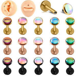 Vente en gros <span class=keywords><strong>d</strong></span>'acier chirurgical Flash <span class=keywords><strong>Film</strong></span> plaqué <span class=keywords><strong>or</strong></span> noir Labret Base plate Boucle <span class=keywords><strong>d</strong></span>'<span class=keywords><strong>oreille</strong></span> époxy Lobe <span class=keywords><strong>d</strong></span>'<span class=keywords><strong>oreille</strong></span> Helix Tragus Piercing Bijoux <span class=keywords><strong>l</strong></span>èvre - Product Image 1