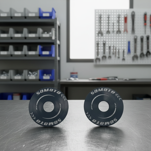 แหวนรองกรองอากาศอะลูมิเนียมอัลลอยด์ 6061 ของ SOMOTO ไต้หวัน ผลิตด้วยเครื่อง CNC สีดำออบซิเดียนเคลือบอะโนไดซ์ - Product Image 4