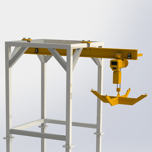 מטעין שקית טון ממונע מותאם אישית עבור חומרים גרגירים לטיפול באבקה עדינה ציוד תעשייתי פרמיה - Product Image 5