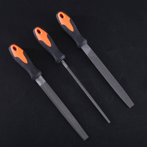 Juego de <span class=keywords><strong>3</strong></span> Limas Profesionales de Acero de 6/<span class=keywords><strong>8</strong></span>/10 Pulgadas, Limas Planas, Redondas y Semicirculares de Acero con Alto Contenido de Carbono con Mango <span class=keywords><strong>para</strong></span> Trabajos en Metal - Product Image 4