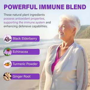 Gomitas Multivitamínicas para Mujer OEM con Multivitaminas <span class=keywords><strong>A</strong></span>, C, D3, E, K2, Complejo B, Folato, Biotina, Calcio, Magnesio, Apoyo Energético - Product Image 5