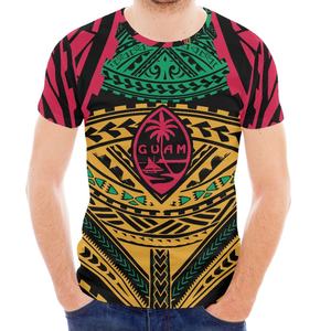 Mode à manches courtes <span class=keywords><strong>t</strong></span>-shirts hommes femmes é<span class=keywords><strong>t</strong></span>é impression à la demande GUAM Totem garçon fille populaire décontracté col rond <span class=keywords><strong>t</strong></span>-<span class=keywords><strong>shirt</strong></span> - Product Image 3