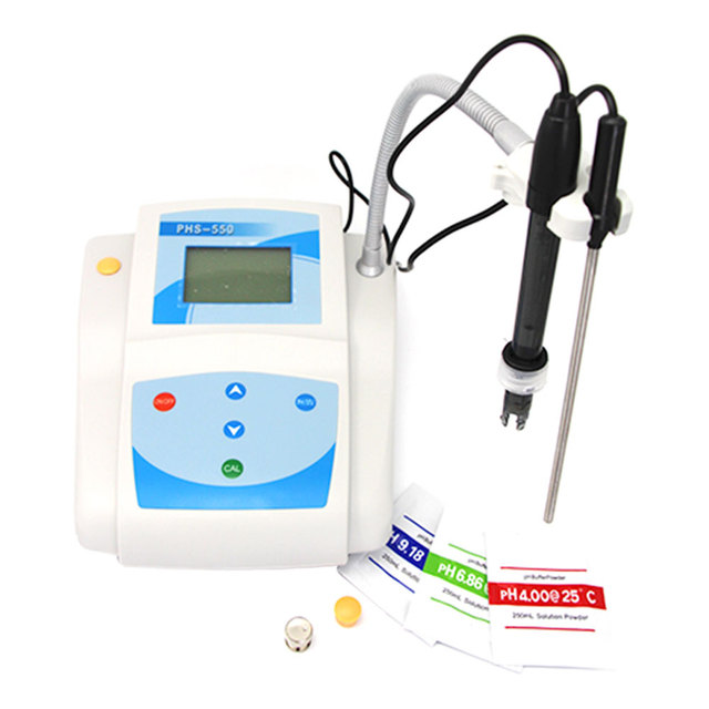 PHS-550 Bench Temp Ph Meter Orp Water Ph Probe Electrode