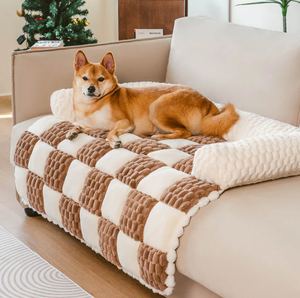 เตียงโซฟาสำหรับแมวและสุนัขในบ้าน เตียงโซฟาสัตว์เลี้ยงนุ่มสบาย หมอนรองโซฟาสัตว์เลี้ยงขนาดใหญ่ เตียงสุนัขขนาดใหญ่ หมอนรองโซฟาสัตว์เลี้ยงแบบซักได้ - Product Image 1
