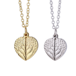 Nouveau 2026, Médaille souvenir personnalisable en alliage pour sublimation, motif Cœur Ailes, plaqué argent, pour mariage, fiançailles, anniversaire, fête - Product Image 4