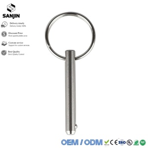 Pasador de Bloqueo Rápido de Acero Inoxidable 316 de Grado Marino para Accesorios de Herrajes de Bisagra de Cubierta de Toldo Bimini de Autocaravana - Product Image 1