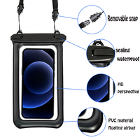Pochette portable étanche en PVC transparent à écran tactile unique pour hommes et femmes pour IPhone 11 12 13 14 Pro
