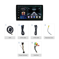 Meihua TS7 Android Carplay Auto QLED écran tactile autoradio pour unité principale 9 pouces VW Passat B5/B6 2004-2010