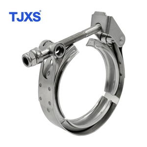 Klem <span class=keywords><strong>V</strong></span> <span class=keywords><strong>Band</strong></span> Suku Cadang Mobil Bahan Stainless Steel Lepas Cepat untuk Pipa Turbo Mobil - Product Image 4