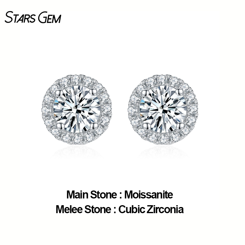 Moissanite + Zircon cubique