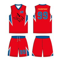 Conjuntos de Baloncesto Personalizados, Camiseta y Pantalones Cortos Sublimados, Diseño de Uniforme de Baloncesto Rojo, Ropa Deportiva, Uniformes de Baloncesto