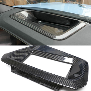 BMW M2 M3 M4 G80 G87 2 3 4シリーズ用 改造カーボンファイバー製ヘッドアップディスプレイ保護カバー - Product Image 1