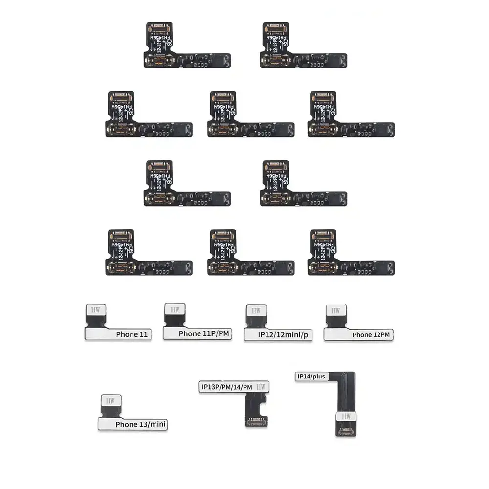 Tag baterai eksternal pra-program pada Kabel Flex FPC untuk iPhone 11-14PM kalibrasi Data kesehatan baterai tidak diperlukan pemrograman