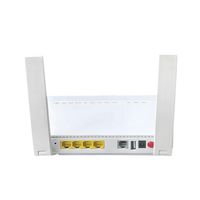 FTTH F6610M Modem Dual Band 2.4G, WiFi ONU AX3000 7DB WiFi6 hont Modem 4Ge + 1pot + 2USB dengan Firmware Bahasa Inggris