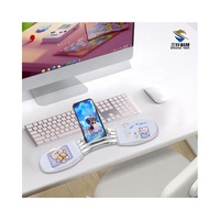 Support de téléphone portable en forme de broche, tapis de clavier, tapis de souris personnalisé, tapis de souris transparent, tapis de souris de jeu, repose-poignet pour la maison et le bureau