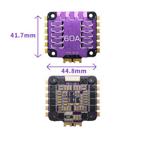 Contrôleur de vitesse électronique sans balais 4 en 1 60A 3-6S en plastique pour drones FPV, UAV, rotorcraft, accessoires de modèles d'avions RC - Product Image 6