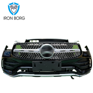 Kit Carrosserie d'Origine pour <span class=keywords><strong>Mercedes</strong></span> Classe GLC W253 C253 X253 GLC300 GLC43 GLC63 AMG, Ensemble Pare-chocs Avant Complet avec Calandres et Phares LED - Product Image 4
