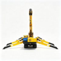 Grue sur chenilles robuste et durable avec un système de chenilles robustes pour les chantiers de construction boueux
