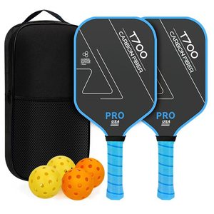 Vợt cầu lông pickleball bằng sợi carbon đạt chuẩn USAPA năm <span class=keywords><strong>2025</strong></span>, mẫu P1, kích thước 420x190x16mm, hàng đầu trong thể thao giải trí, in tổ ong PP - Product Image 6