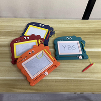 Début éducatif en plastique enfants coloré dessin animé dinosaure tableau magnétique Table écriture dessin jouets