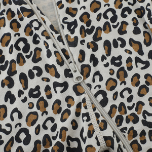 <span class=keywords><strong>Pelele</strong></span> lindo de <span class=keywords><strong>lana</strong></span> merino con estampado de leopardo para bebé con cierre de botón para recién nacidos y niños pequeños - Product Image 4