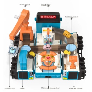 Nouveau jouet éducatif multifonction déformation bus simulation de conduite voiture fente jouet aventure pistes enfants transformant bus jouets - Product Image 6