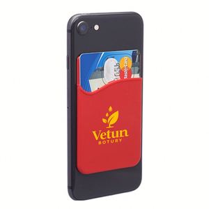 Porte-cartes de crédit promotionnel personnalisé pour téléphone portable, porte-cartes en silicone pour téléphone portable - Product Image 1