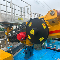 Enrouleur de tuyau hydraulique électrique haute pression rembobinage automatique 2 tuyaux enrouleur rétractable pour chariot élévateur véhicule de travail aérien
