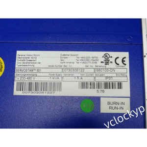 KOLLMORGEN SERVOSTAR 601 SERVOSTAR 600 S60100 SEIDEL Usado - Product Image 2