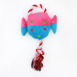 2024 מוצרים ידידותיים לסביבה לחיות מחמד ממולאים קטיפה עמיד ללעוס צעצועי חבל כותנה לכלב לכלב קטן וגדול - Product Image 4