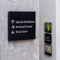 Letrero de Señalización LED Acrílico Personalizado CARREY, Letras de Señalización para Baños y Logotipos para Oficinas y Habitaciones de Hospital