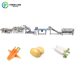 Ligne de découpe et d'emballage de légumes entièrement automatisée, à six postes, monocouche, à économie d'énergie - Product Image 2