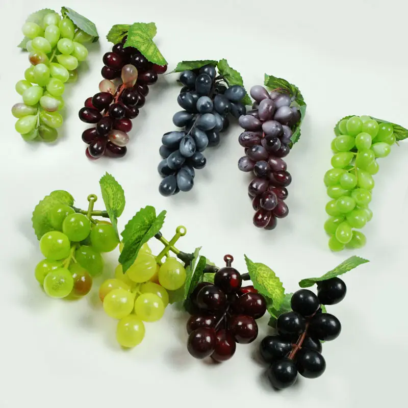 Real touch high simulation crafts faux artificial fruits simulation grape