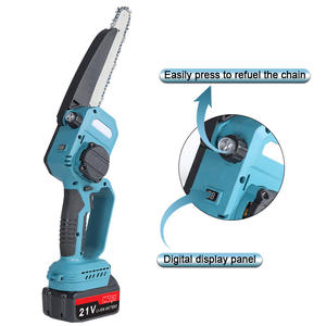 Km 8 In Brushless Battery Chainsaw 21V Rechargeable Lithium Garden Pruning <b>Saw</b> - Product Image 5