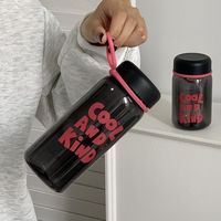Nouvelle gourde minimaliste pour PC, bouteille d'eau d'extérieur de haute qualité, grande capacité, unisexe, avec marquages de mesure, impression personnalisée