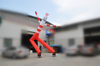 Homme gonflable clown à deux jambes de 8 m (27 pieds), danseur gonflable, danseur aérien gonflable à vendre