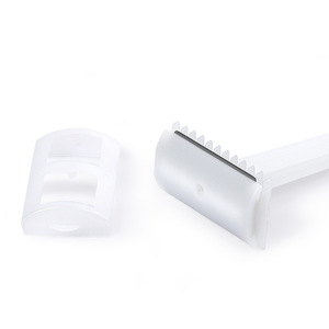 Disposable Surgical Scalpel Double Sided Stainless Steel Blade For Bikini Hair <b>Removal</b> 4.5cm 9.5cm White Plastic Razor - Product Image 3