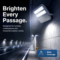 Projecteurs LED industriels AC pour extérieur 200W 300W 400W 500 Watts pour stades sportifs, voies ferrées, métros et chantiers de construction