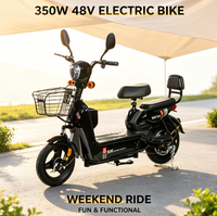 Nouveau vélo électrique 350w avec pneus larges de 14 pouces, vélo électrique à grande vitesse 40 km/h, vélo électrique pour adultes, charge maximale de 150 kg, trottinette électrique