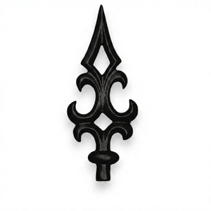 Balaji Metals BM-570 Heavy Duty Cast Iron Steel Frame Fence Garden Gate Spearhead Finial Points Park Easily Assembled 6x2.75 - Product Image 2